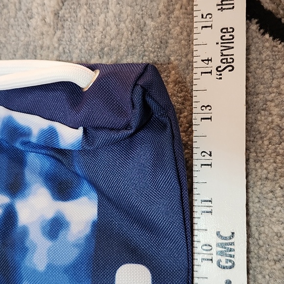 BKE BLUE TIE-DYE CINCH DRAWSTRING BACKPACK BAG UNISEX - Picture 6 of 10